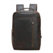 Dark Brown Men's Crazy Horse Leather Backpack