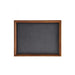 Dark Gray Wood Large Flat Jewelry Tray