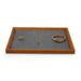 Dark Gray Wood Large Flat Jewelry Tray