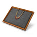 Dark Gray Wood Large Flat Jewelry Tray