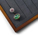 Dark Gray Wood Stackable Ring Insert Tray