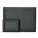 Dark Green PU Leather Jewelry Flat Tray