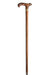 Dark Wooden Walking Cane Wolf, Fashionable Walking Stick