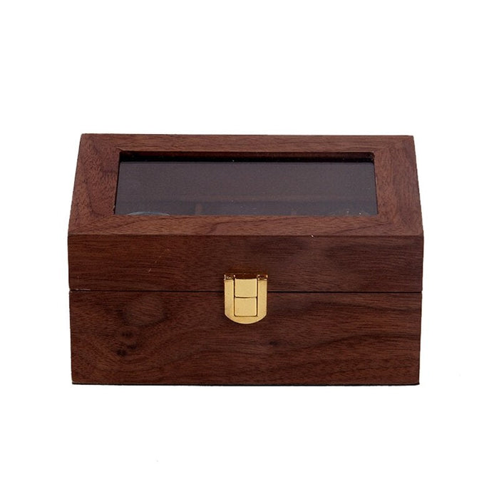 Handcrafted Luxury Wooden Watch Box with 3 Slots