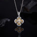 Fashionable Moissanite Pendant Necklace – 925 Sterling Silver Design