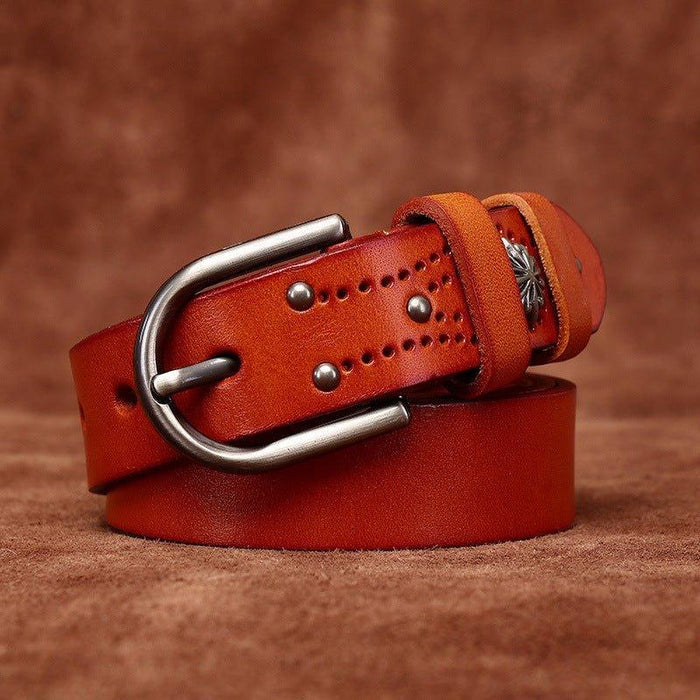 Decorative Leather Belt For Women, Aditya Model