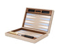 Elegant Deluxe Backgammon Set: Perfect for Hours of Fun and Intense Strategy