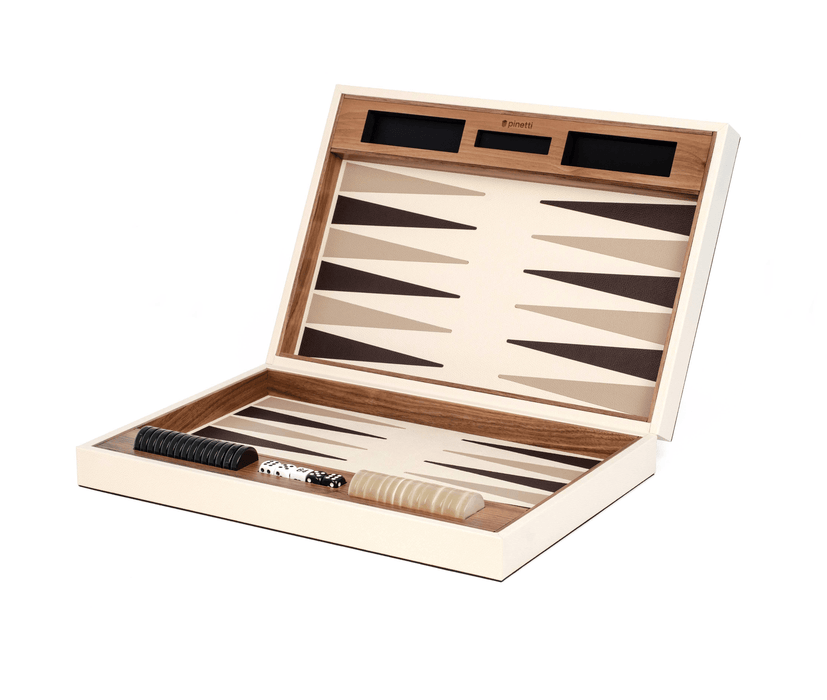 Elegant Deluxe Backgammon Set: Perfect for Hours of Fun and Intense Strategy