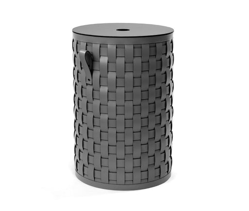 Unique Demetra tall round basket with flat lid