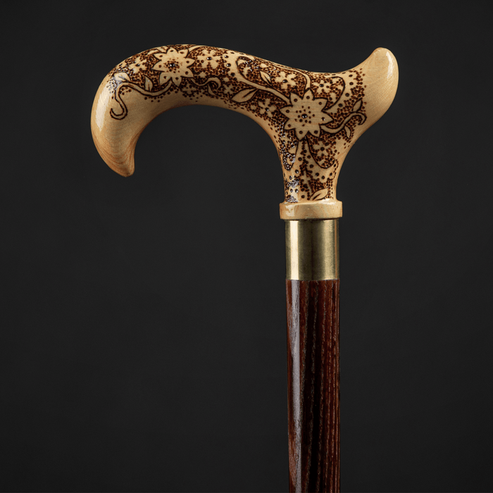 Derby Walking Cane for Women, Exquisite Details