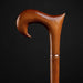 Derby Wood Walking Cane Hand Carved, Handmade