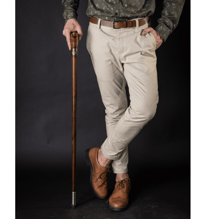 Derby Wooden Walking Stick - High-grade - Exclusive Accessory