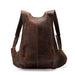 Designer Brown Men's Anti Theft Leather Backpack