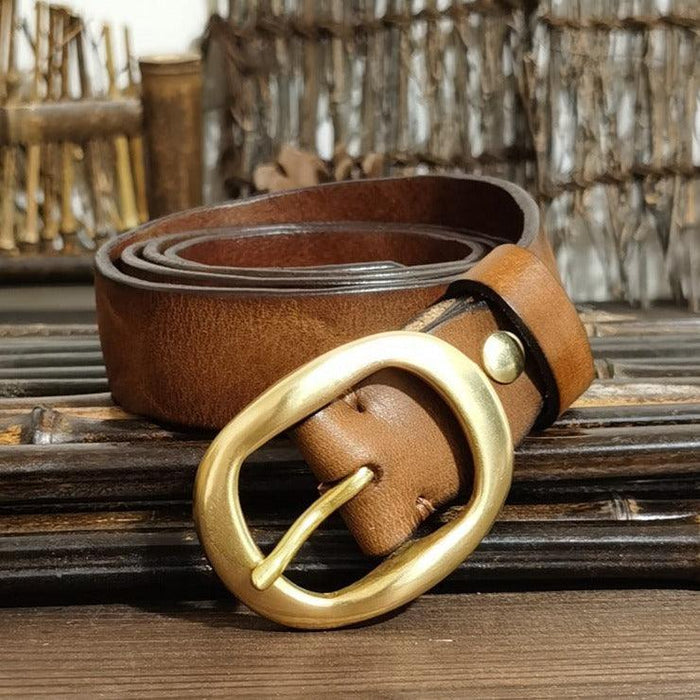 Designer Elastic Leather belt for women, Aulia model