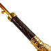 Designer Elegant Tobacco Umbrella with Gold Ram Handle