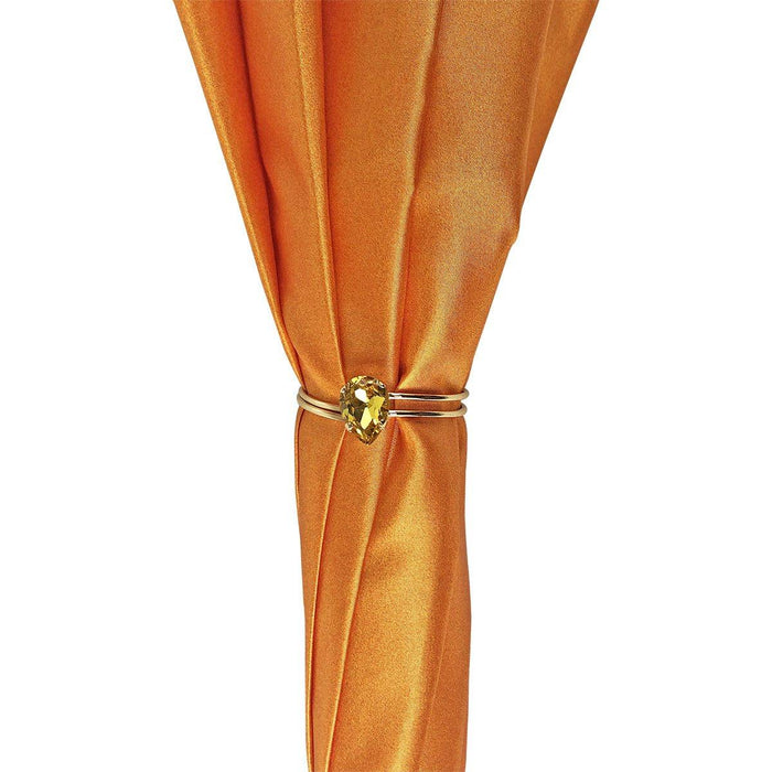 Designer Fantastic Orange Umbrella with Leopard Print