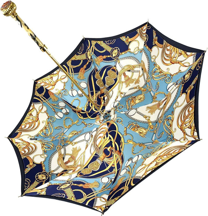 Designer Fantasy Blue Women's Umbrella