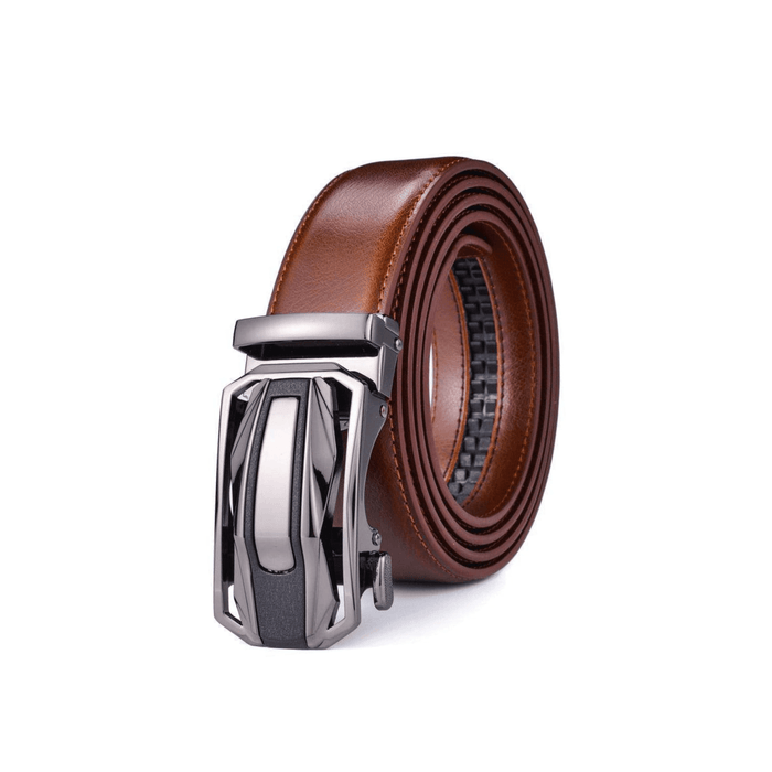 Designer Leather Suit Belt For Men, Lotus Model