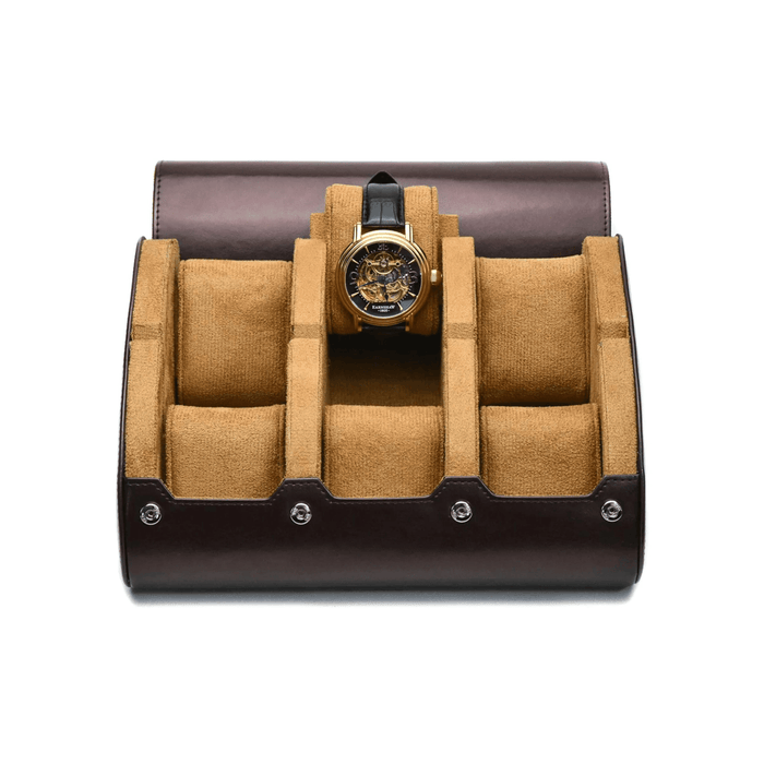 Designer Leather Travel Watch Case