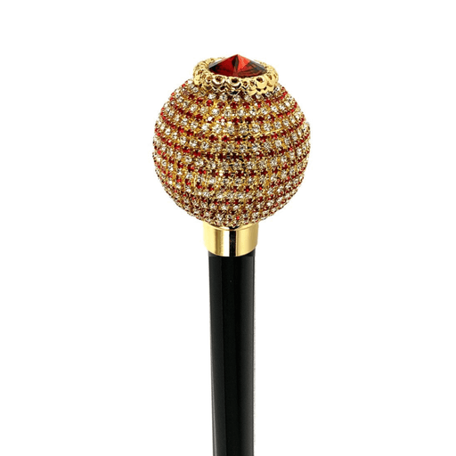 Designer Luxurious Jeweled Walking Stick