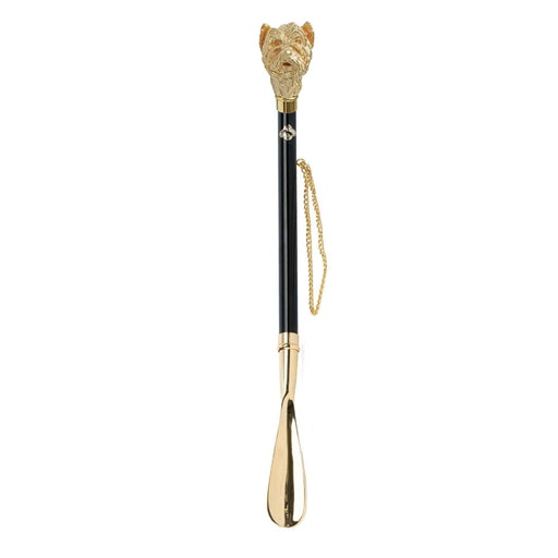 Designer Poodle Handle 24K Gold-Plated Shoehorn