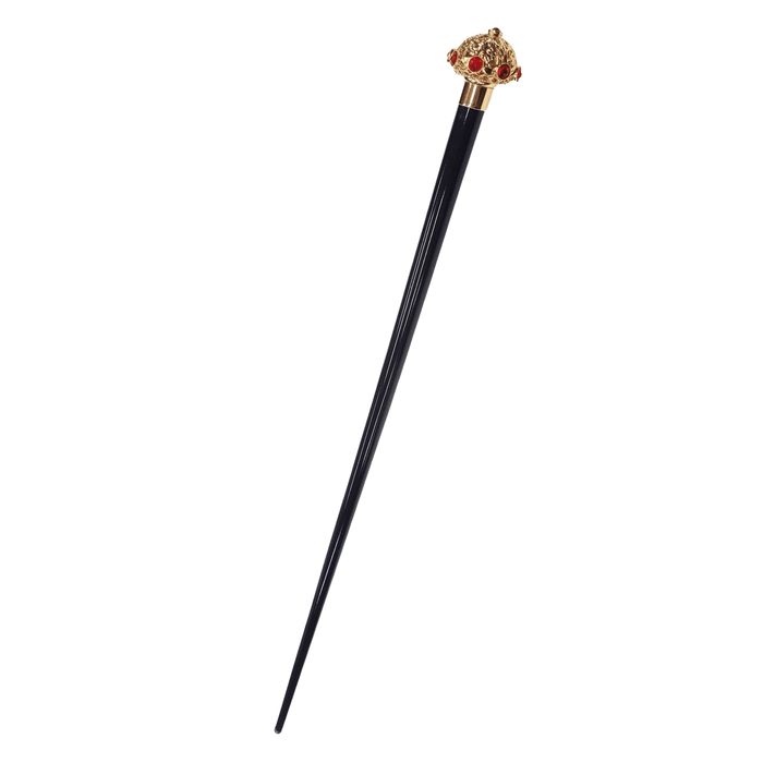 Designer Red Swarovski Crystals Walking Stick