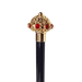 Designer Red Swarovski Crystals Walking Stick