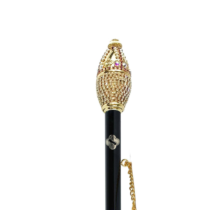 Designer Shoehorn with Golden Accents for Deluxe Comfort