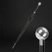 Designer Silver Golf Ball Handle Black Umbrella