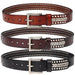 Designer Studded Belt With Chevrons, Sigurd Model