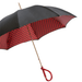 Designer Umbrella For Women, Black and Red Umbrella