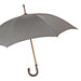 Designer Umbrella with Handle in Peeled Chestnut Wood