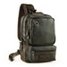 Designer Urban Leather Crossbody Backpack