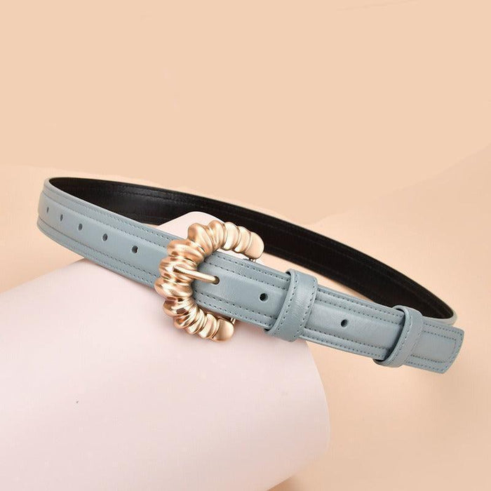 Designer Vintage Leather Belt For Women, Jila Model