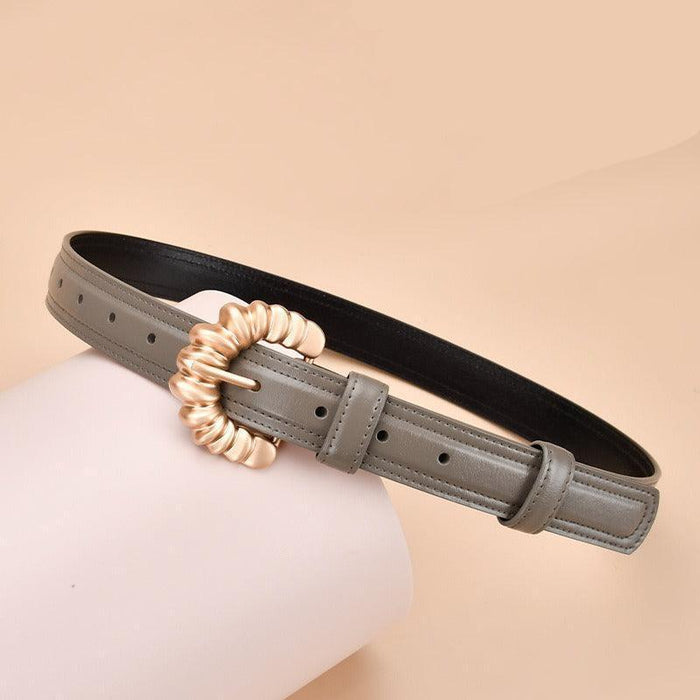 Designer Vintage Leather Belt For Women, Jila Model