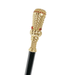 Designer Walking Stick in Gold-plated Brass Knob