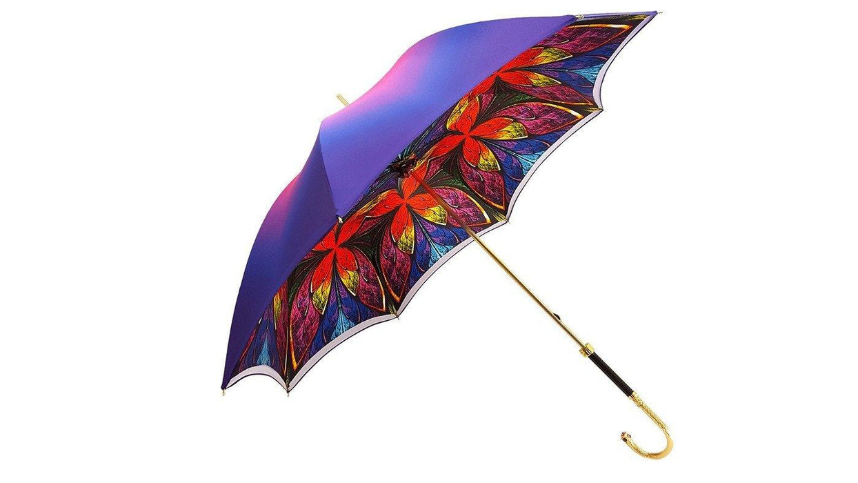 Designer Women's Umbrella with Swarovski Crystals