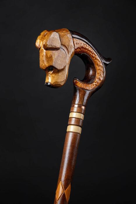 Dog Head Walking Cane, Unique Animal Walking Canes - Art