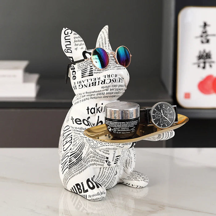 Hip-hop Graffiti Dog Statue