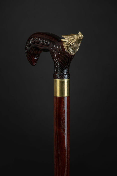 Dragon Handle Walking Stick For Men and Women