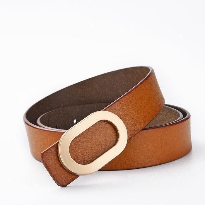 Durable Casual Leather Belt For Women, Maya Model