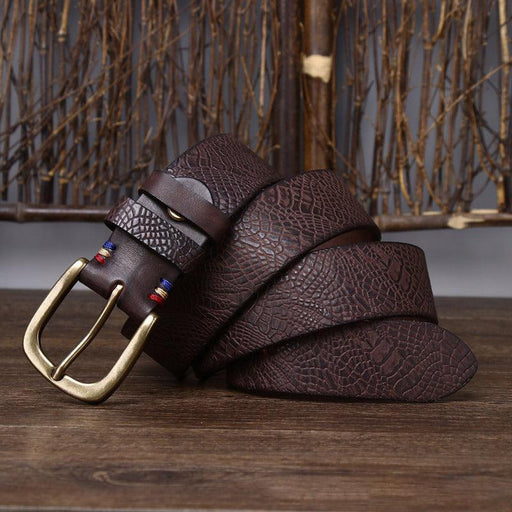 Durable Classic Leather Belt For Women, Peci Model