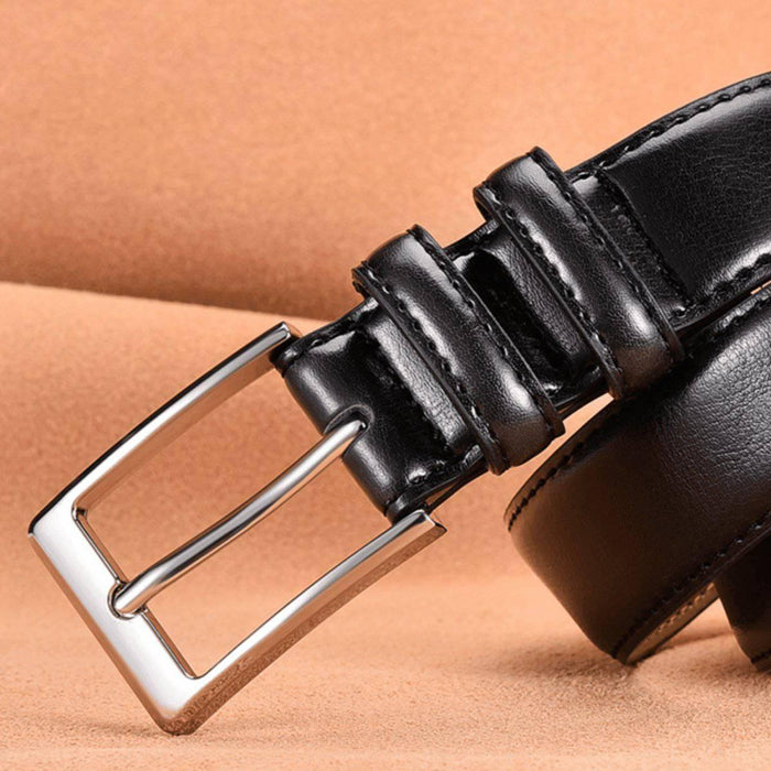 Durable Leather Suit Belt For Men, Jonathan Model