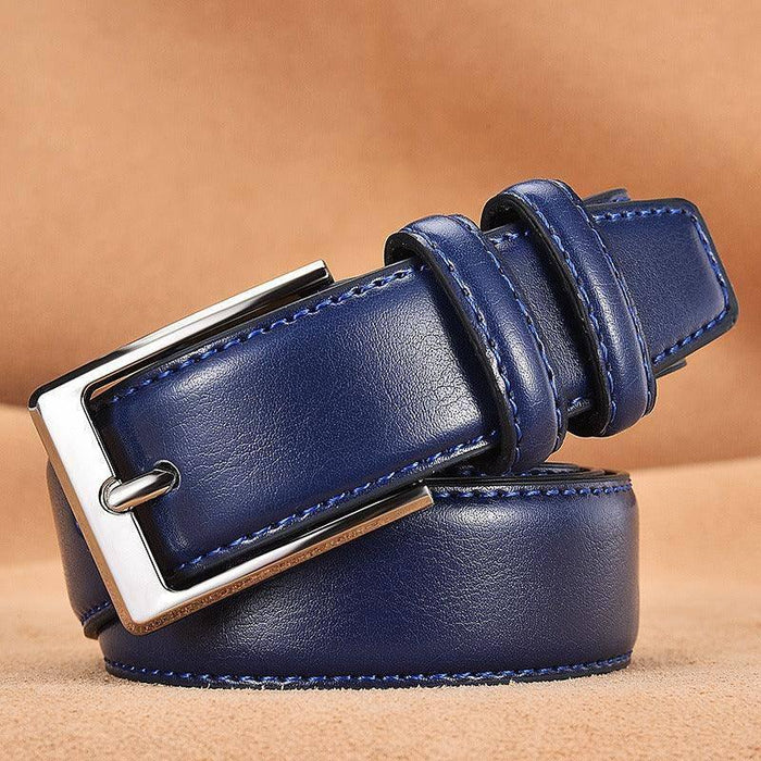 Durable Leather Suit Belt For Men, Jonathan Model