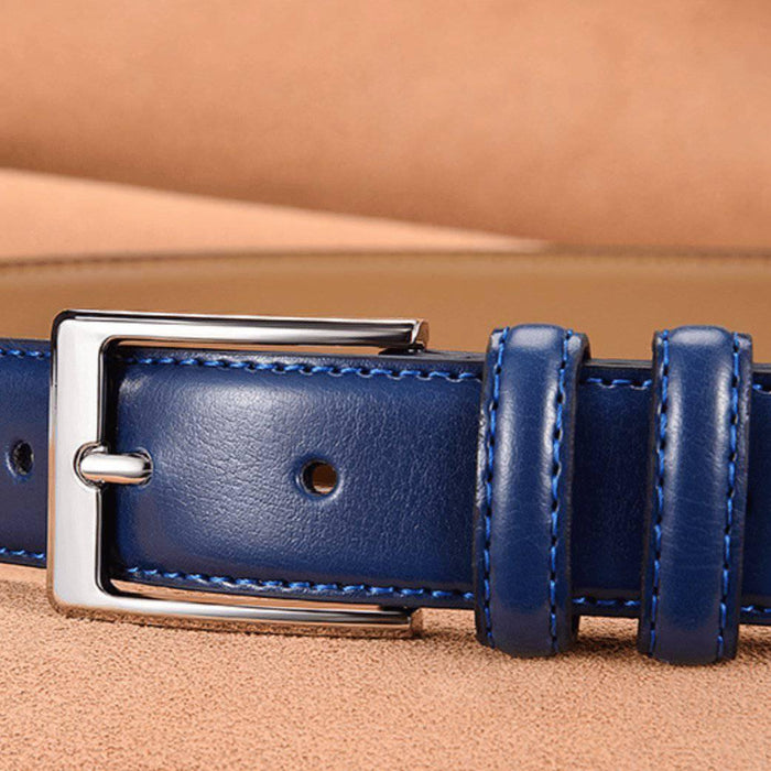 Durable Leather Suit Belt For Men, Jonathan Model