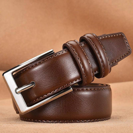 Durable Leather Suit Belt For Men, Jonathan Model