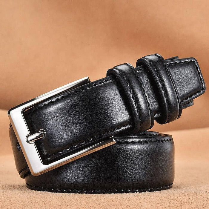 Durable Leather Suit Belt For Men, Jonathan Model