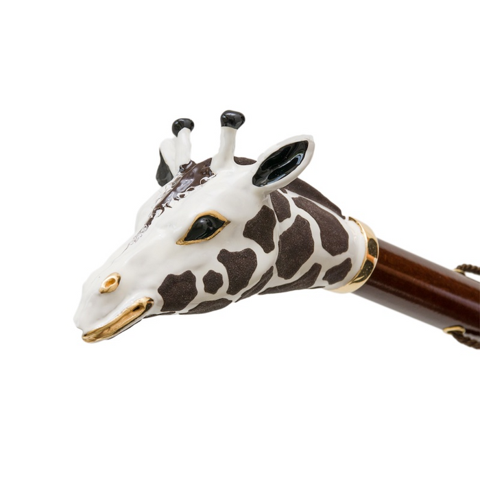 Luxe Giraffe Brown Double Cloth Umbrella Unique