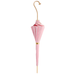 Pink Umbrella with Red Orchidea Rosa Interior and Designer Handle