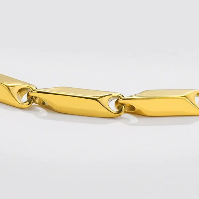 Unique Gold Chain Link Bracelet – 3mm Stainless Steel